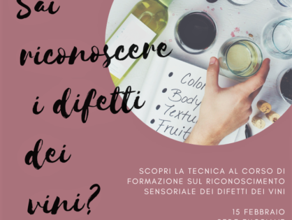 Riconoscimento sensoriale dei difetti dei vini